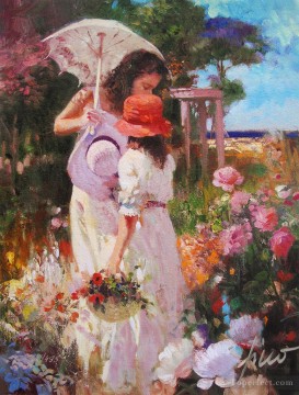 Pino Daeni 5 Impressionism Flowers Oil Paintings